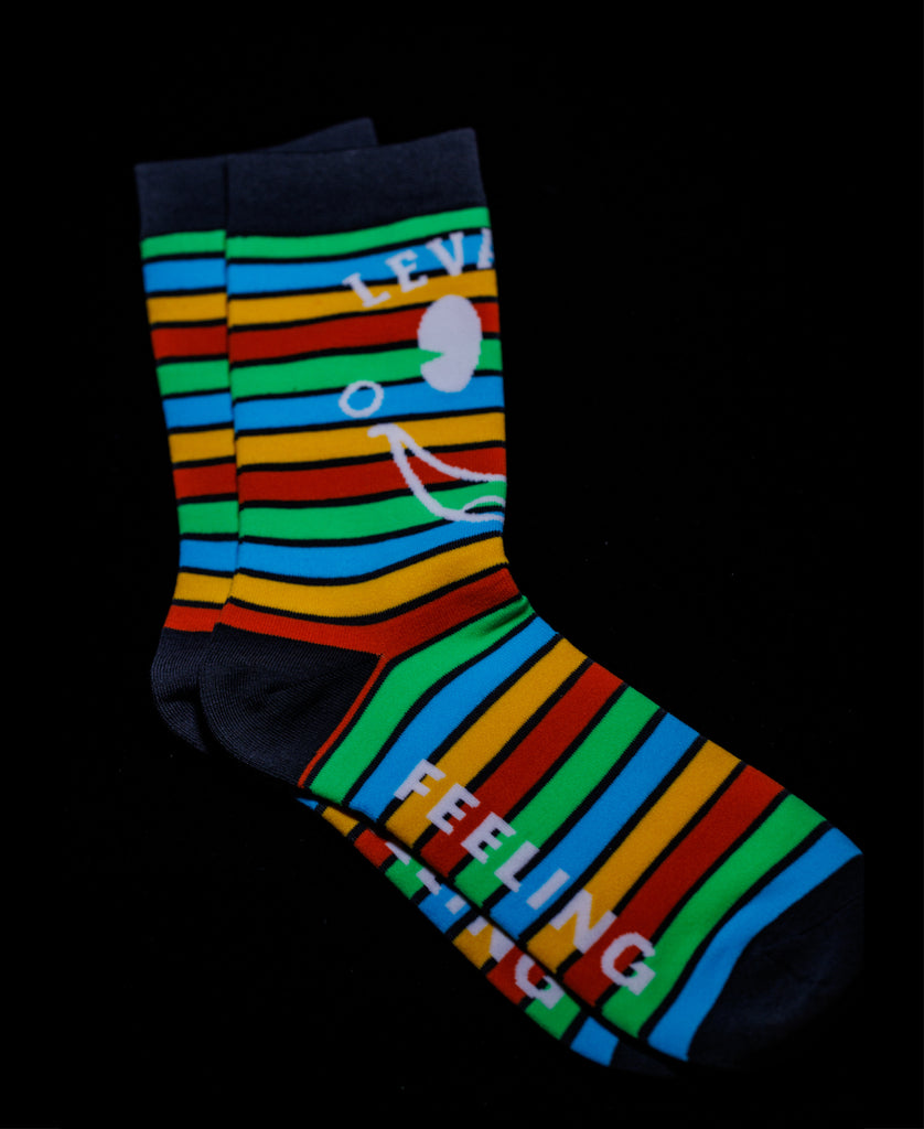 Levante "Feeling Ticklish?" Custom Knit Socks